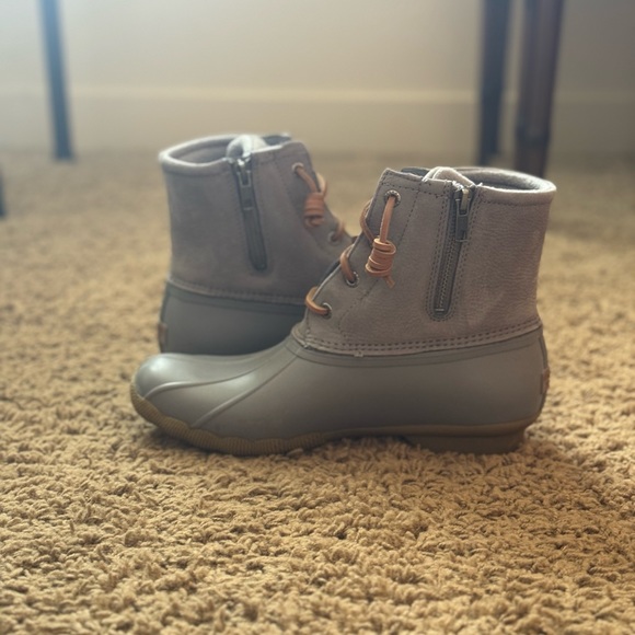 Grey Sperry Duck Boots - Picture 5 of 5